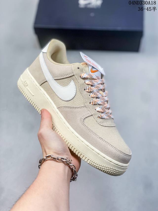 公司级带半码 耐克nike Air Force 1 Low 空军一号低帮休闲板鞋 打造纯正空军版型#专注外贸渠道 全掌内置蜂窝气垫 #原盒配件 原厂中底钢印、拉