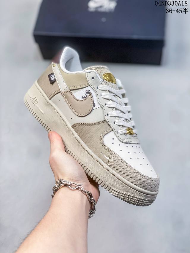 公司级带半码 耐克nike Air Force 1 Low 空军一号低帮休闲板鞋 打造纯正空军版型#专注外贸渠道 全掌内置蜂窝气垫 #原盒配件 原厂中底钢印、拉