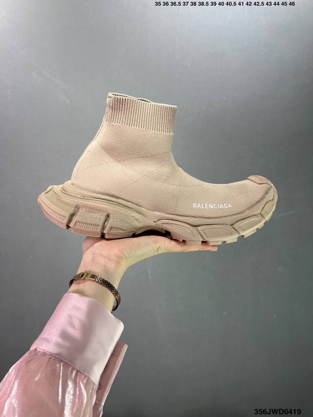 公司级 Balenciaga Phantom Sneaker 3Xl 袜套巴黎世家全新十代半拖潮流跑鞋 原厂原档案开发 原盒原标 原厂组合底开模 采用原厂材料所