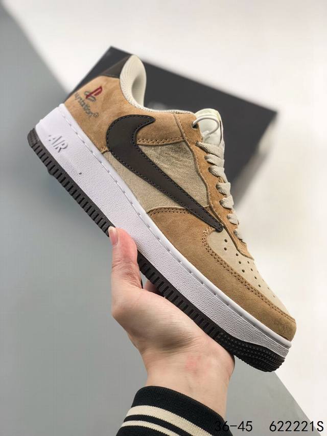 真标带半码！ 耐克nike Air Force 1 Low 空军一号 猪巴革 低帮百搭休闲运动板鞋 柔软、弹性十足的缓震性能和出色的中底设计，横跨复古与现代的外