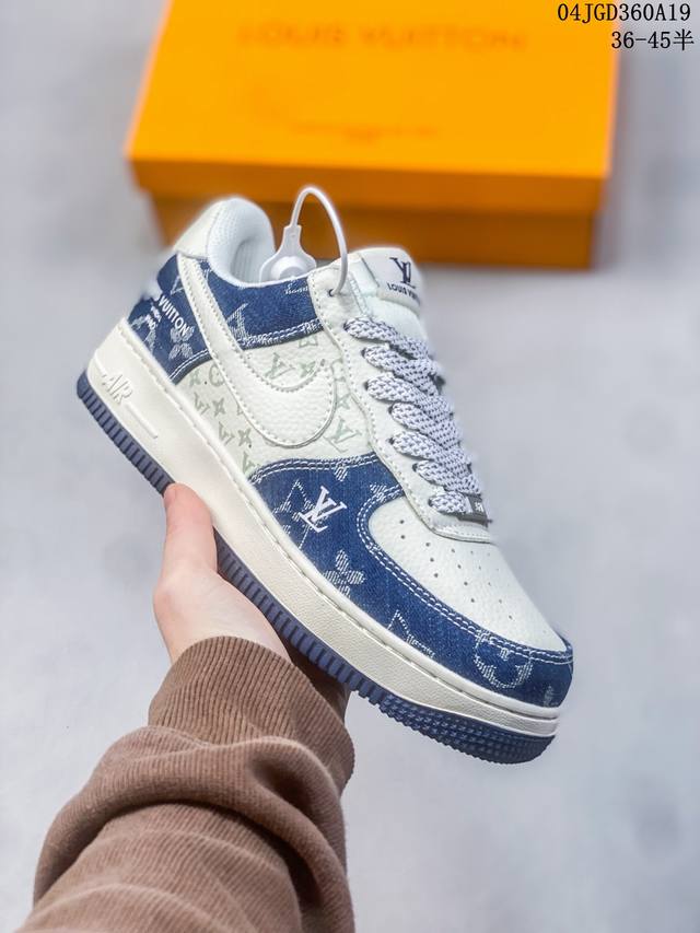 公司级带半码 耐克nike Air Force 1 Low 空军一号低帮休闲板鞋 打造纯正空军版型#专注外贸渠道 全掌内置蜂窝气垫 #原盒配件 原厂中底钢印、拉