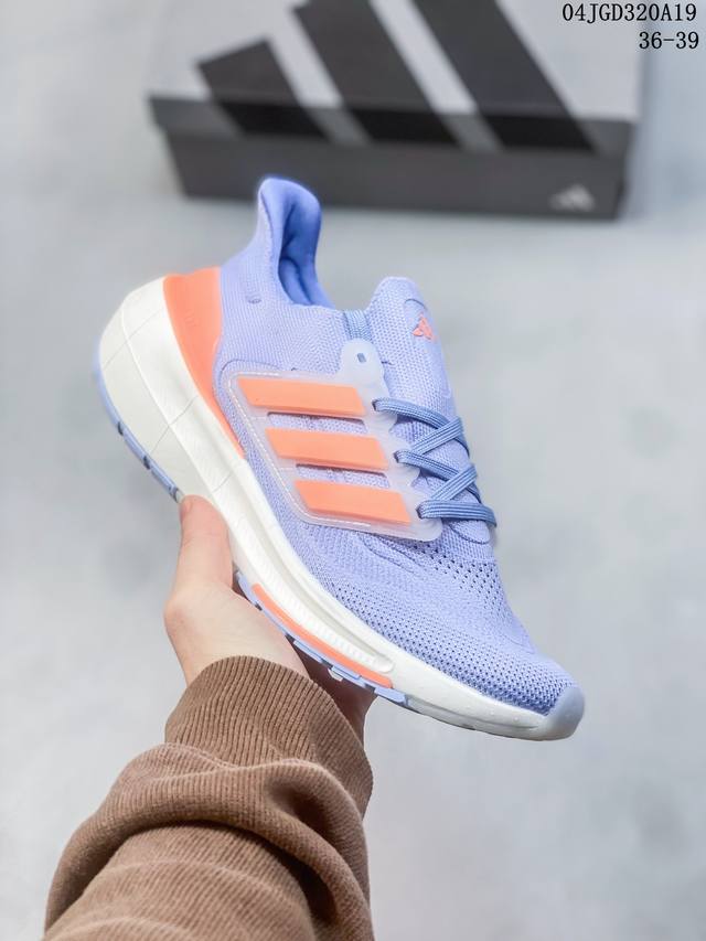 真爆 阿迪达斯 Adidas 超弹跑步系列 Pureboost 22 男鞋女鞋新款稳定排汗减震回弹防滑耐磨跑步运动鞋跑步鞋 含再生材料的短距离跑步鞋，Pureb