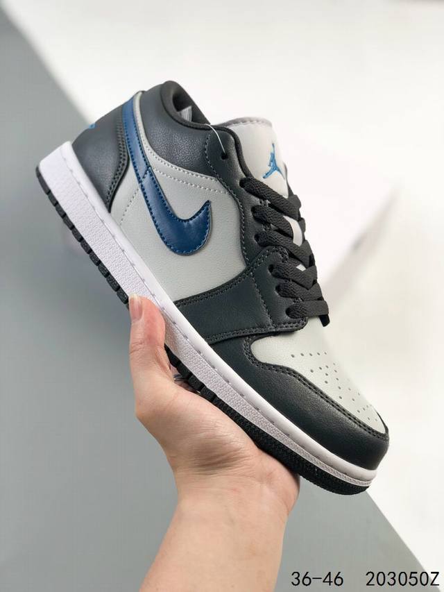 公司级真标带半码！ 乔丹air Jordan 1 Low Aj1 Wh 乔1 低帮复古文化休闲运动篮球鞋。凭借出色的性能和吸睛的外观， Air Jordan直是