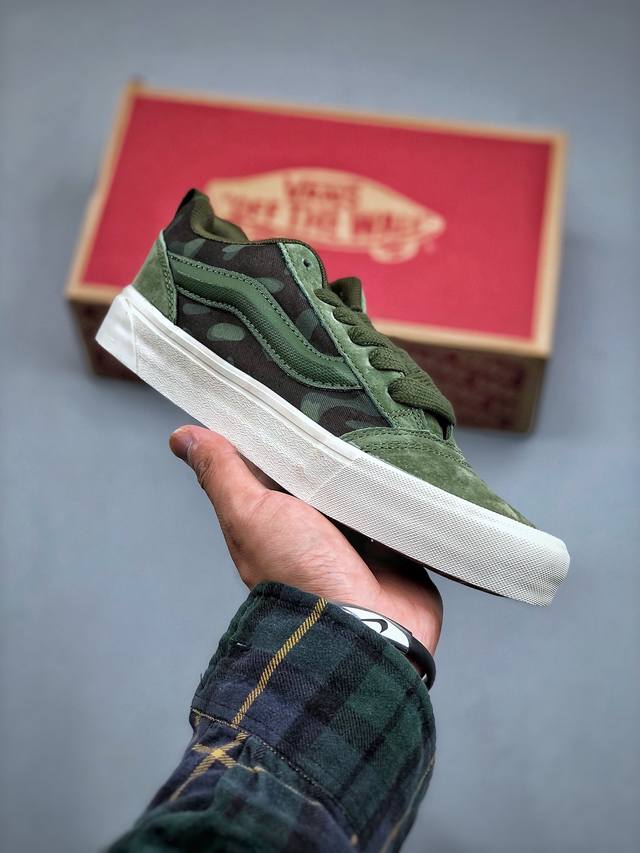 万斯 Vans Knu-Skool Vr3 面包鞋 坎普尔 茱利安系列低帮复古硫化休闲运动板鞋“肥胖版大logo” 尺码：35-44 半