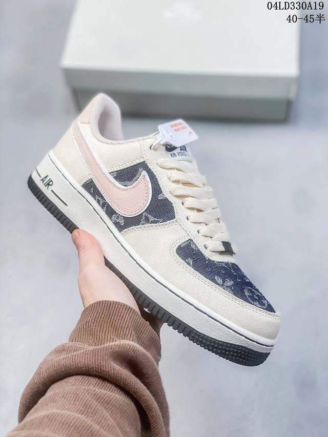 公司级带半码 耐克nike Air Force 1 Low 空军一号低帮休闲板鞋 打造纯正空军版型#专注外贸渠道 全掌内置蜂窝气垫 #原盒配件 原厂中底钢印、拉