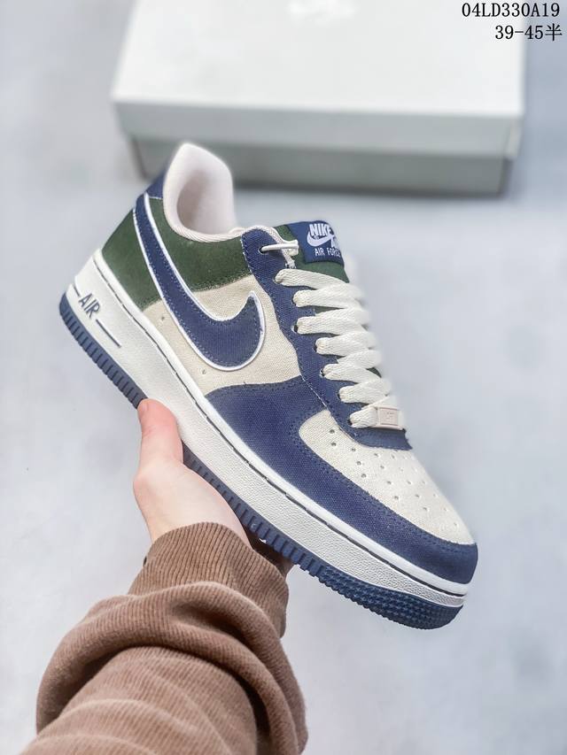 公司级带半码 耐克nike Air Force 1 Low 空军一号低帮休闲板鞋 打造纯正空军版型#专注外贸渠道 全掌内置蜂窝气垫 #原盒配件 原厂中底钢印、拉