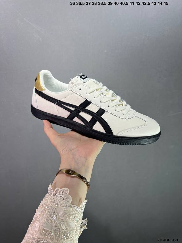 公司级亚瑟士 Onitsuka Tiger Tokuten 复古低帮休闲跑鞋 炎夏必备 Tokuten的灵感来源于80年代的室内用鞋 T-Toe前足补强设计 室