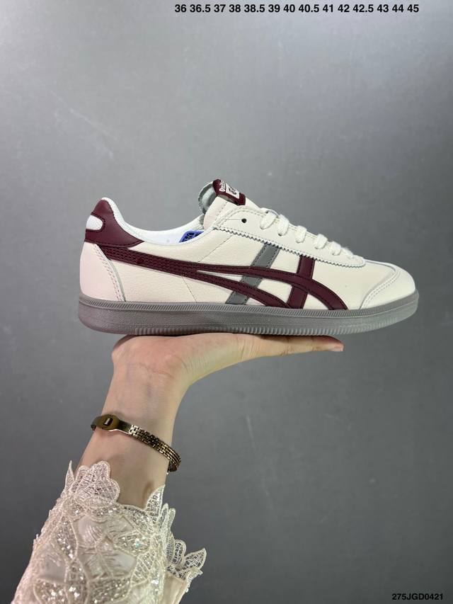 公司级亚瑟士 Onitsuka Tiger Tokuten 复古低帮休闲跑鞋 炎夏必备 Tokuten的灵感来源于80年代的室内用鞋 T-Toe前足补强设计 室