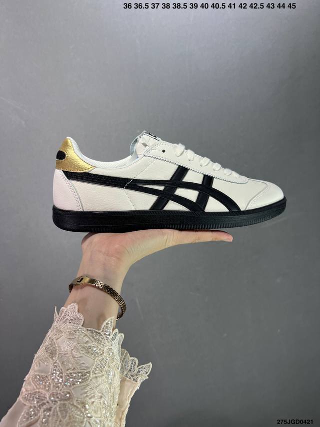 公司级亚瑟士 Onitsuka Tiger Tokuten 复古低帮休闲跑鞋 炎夏必备 Tokuten的灵感来源于80年代的室内用鞋 T-Toe前足补强设计 室