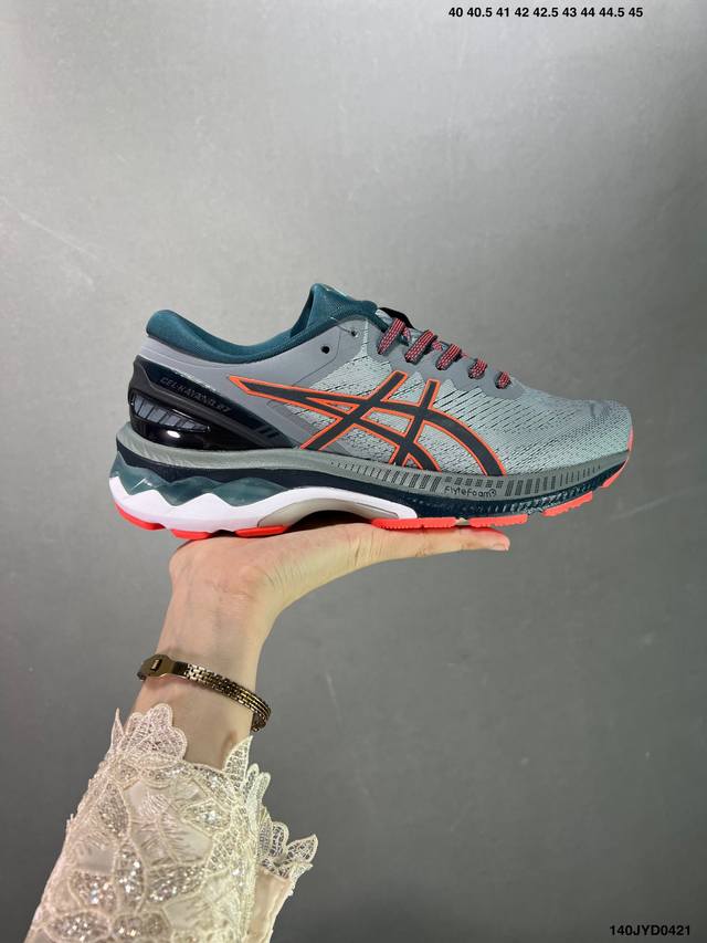 公司级asics Gel-Kayano 27复古单品 亚瑟士系列轻量缓震休闲运动跑步鞋 设计师 Hidenori Yamashita 以 Flash 一词为灵感