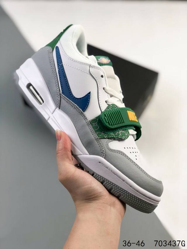 公司级真标带半码！ 乔丹一代 低帮 气垫 Air Jordan Legacy 312 Low 乔丹联名 号称 “最强三合一” 的 Jordan Legacy 3