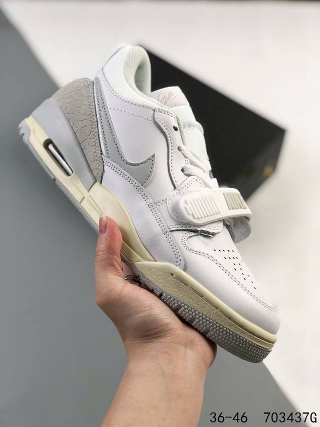 公司级真标带半码！ 乔丹一代 低帮 气垫 Air Jordan Legacy 312 Low 乔丹联名 号称 “最强三合一” 的 Jordan Legacy 3