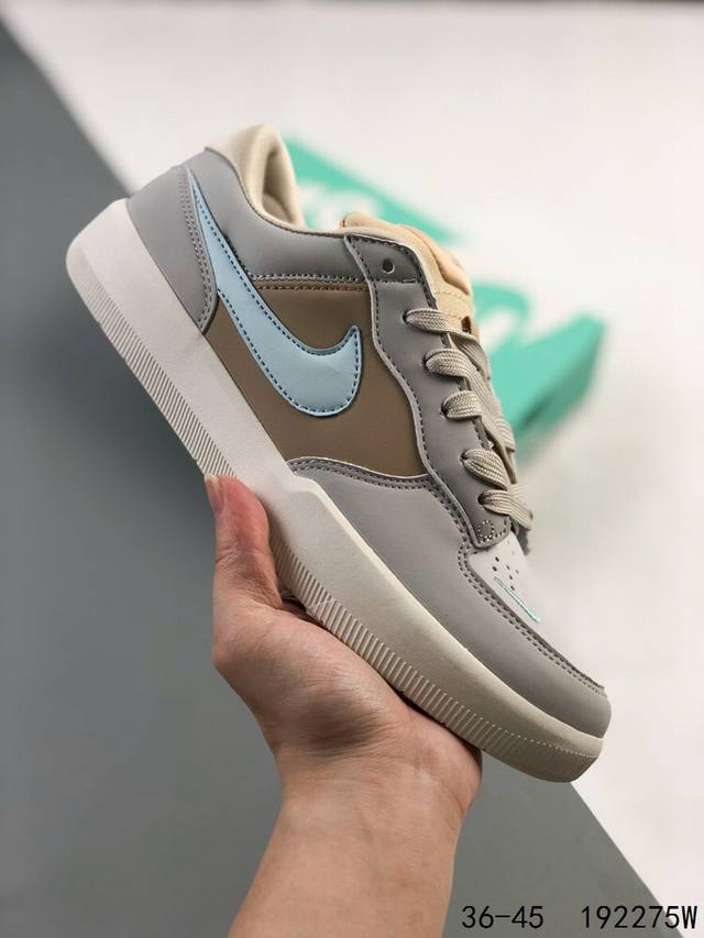 真标带半码！ 耐克nike Sb Force 58款 是一款将前沿创新带入街头的单品，它具有硫化杯底，具有出色的耐用性和灵活性。使用帆布和绒面革，在饰面上放置通