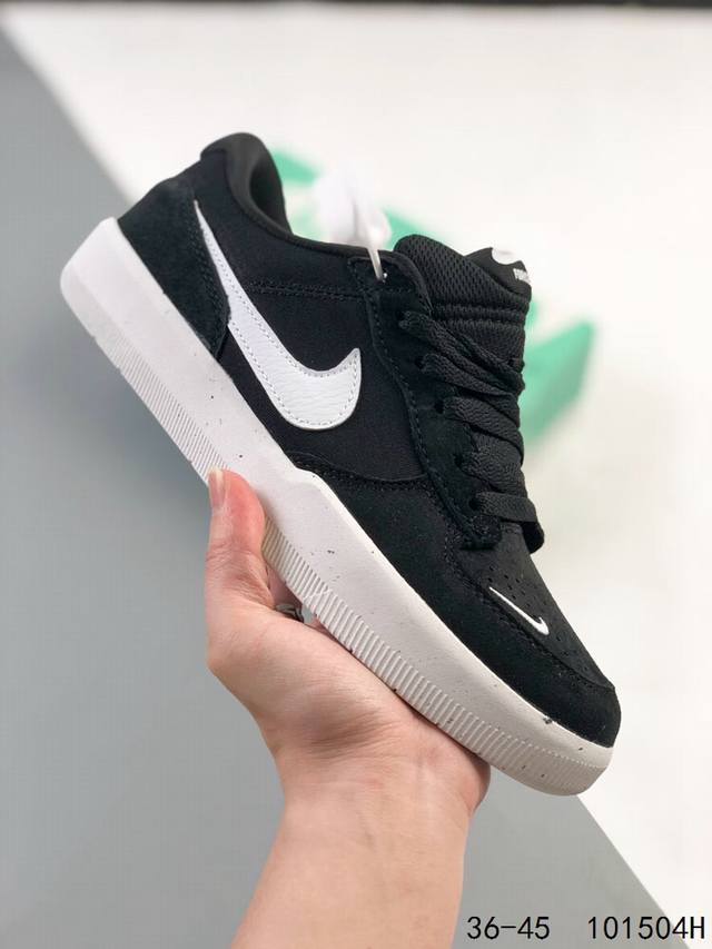 真标带半码！ 耐克nike Sb Force 58款 是一款将前沿创新带入街头的单品，它具有硫化杯底，具有出色的耐用性和灵活性。使用帆布和绒面革，在饰面上放置通