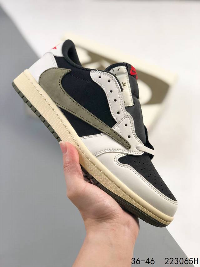 公司级真标带半码！ 乔丹air Jordan 1 Low Aj1 Wh 乔1 倒钩 低帮复古文化休闲运动篮球鞋。凭借出色的性能和吸睛的外观， Air Jorda