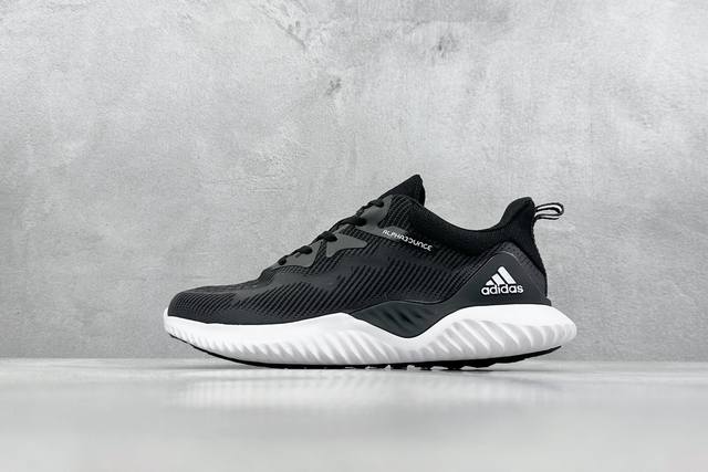 Adidas Alphabounce Beyond M 阿迪达斯 公司级阿尔法 保暖弹力透气贾卡鞋面 正确高弹轻量 发泡德国马牌橡胶大底 Bouncetm中底