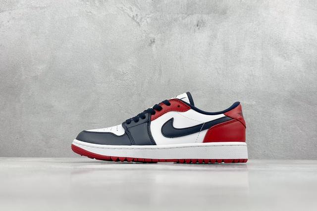 Dt纯原 Air Jordan Aj1 Low Golf 高尔夫 蓝红 Dd9315-113 市面唯一纯原级别 完美零毛边处理 原厂内置全掌气垫 价格定位良心