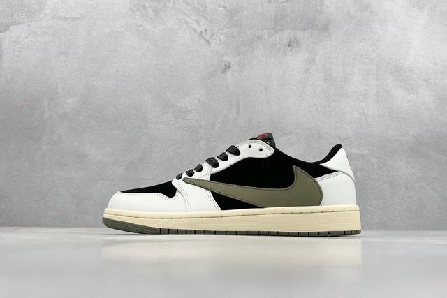 Yh性价比 Travis Scott X Air Jordan 1 原盒原配 原厂拉帮工艺 针距密度一致 全新升级网板中底 原楦原纸板开发 后跟弧度收口自然不对