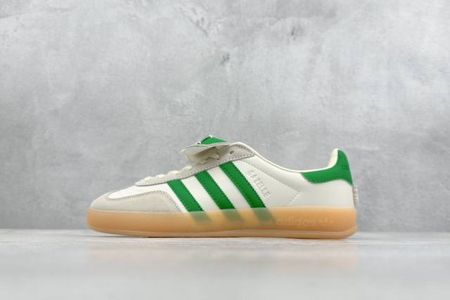 R版 Adidas Originals X Foot Industry Gazelle Indoor 白色抽屉盒 货号：Ig1896 尺码：35.5 36 36