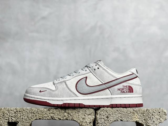 Nk Dunk Low 北面cdg联名-灰 三方联名 Sb低帮休闲板鞋 Dq1098-336 #美国著名户外品牌与日本东京设计师川久保玲cdg联合打造街头滑板鞋