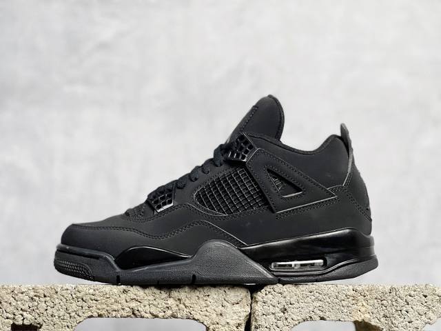 Vt福利回馈 Air Jordan Aj4 Retro 黑猫 Cu1110-010 口碑大厂出品 原纸板楦头开发 定制优质皮料 完美鞋型匹配公司货 正确tpu鞋