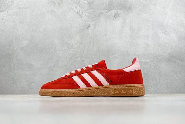 R版 Adidas Handball Spezial 三叶草手球特别版圣帕特里克节联名款 全鞋采用yezzy500一样的皮料 进口长绒皮，特殊工艺技术 原盒包装