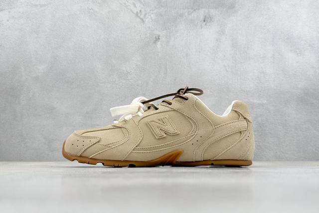 F版 Miu Miu X New Balance联名款运动鞋 New Balance 530 学院风 公司级版本 联名款只保留了旧版nb530 的流线型与鞋头部