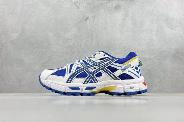 Asics Gel-Kahana 8 亚瑟士越野跑步鞋抓地稳定运动鞋缓震耐磨跑鞋 融合机能和户外潮流强势回归 核心科技gel内置于后跟 配合speva弹性中底