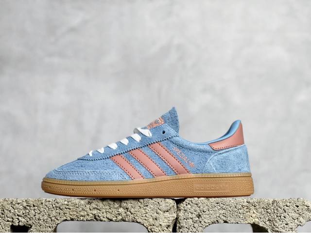 Yh版 Adidas Handball Spezial 三叶草手球特别版圣帕特里克节联名款 全鞋采用yezzy500一样的皮料 进口长绒皮，特殊工艺技术 原盒包