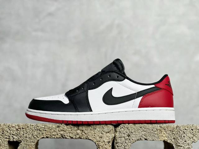 Vt 特价 重磅福利 Jordan Air Jordan 1 Low Og Black Toe 黑白 货号：Cz0790-106 尺码：36 36.5 37.5