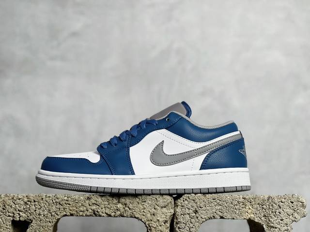 Vt 重磅福利 Air Jordan 1 Low True Blue 白蓝色 货号：553558-412 尺码：36 36.5 37.5 38 38.5 39