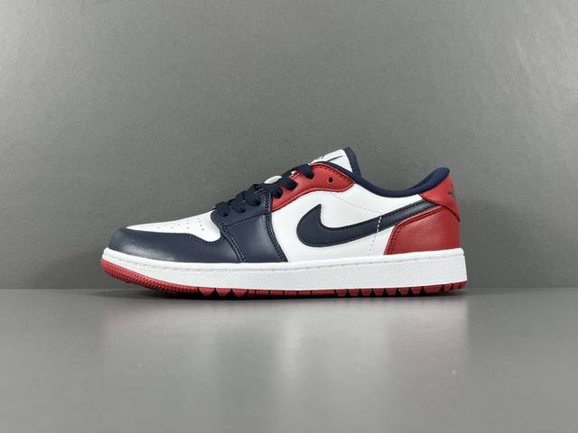 渠道优势，支持代发！ Sd版：Aj1 蓝红 Jordan Air Jordan 1 Low Golf Usa 舒适 防滑耐磨 低帮 复古篮球鞋 男女同款 货号：