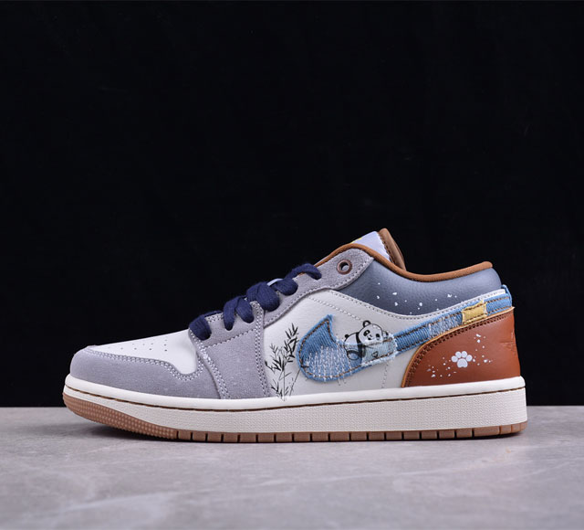 Air Jordan 1 Low Aj1 乔1国宝熊猫定制款 低邦文化休闲板鞋 Fz5042-041 尺码：36 36.5 37.5 38 38.5 39 40