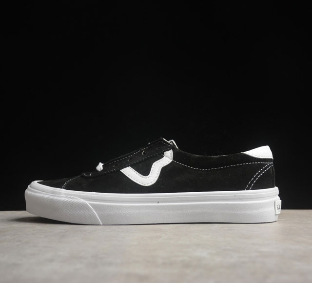 Vans Premium Sport 73 范斯高阶支线 经典黑白麂皮低帮休闲板鞋 Vn000Cr1Ba2 该支线继承了vault Og与安纳海姆复古的气质，并 - 点击图像关闭