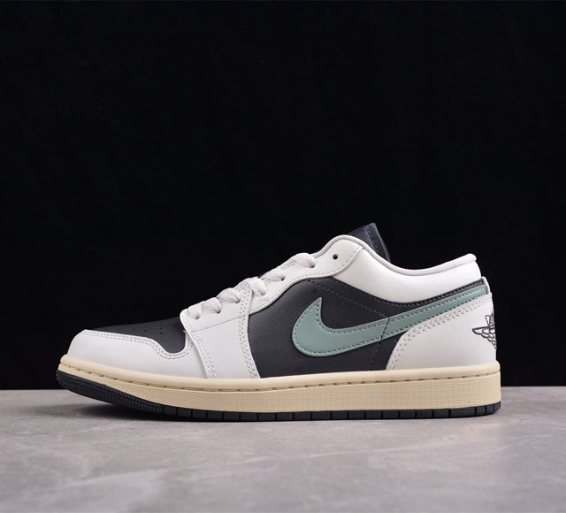 Cj版纯原 Air Jordan 1 Low Aj1 乔1黑绿 低邦文化休闲板鞋 Dc0774-001 #市售最高品质 原鞋开发 大厂代工流水线打造 公司货既视