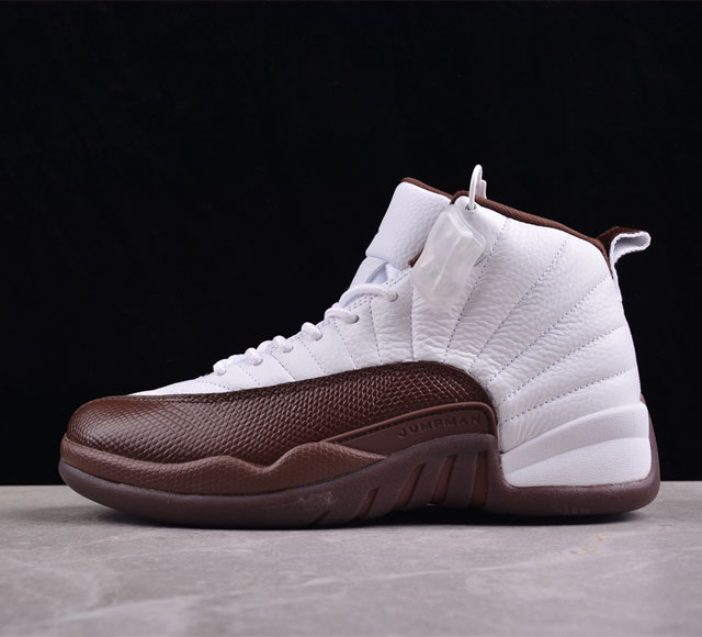 纯原 Air Jordan 12 Retro Aj12 乔12 白棕 货号：Fz5026-100 #Aj大厂出品 原厂楦头纸板 原厂皮料打造 高等级碳板 尺码：