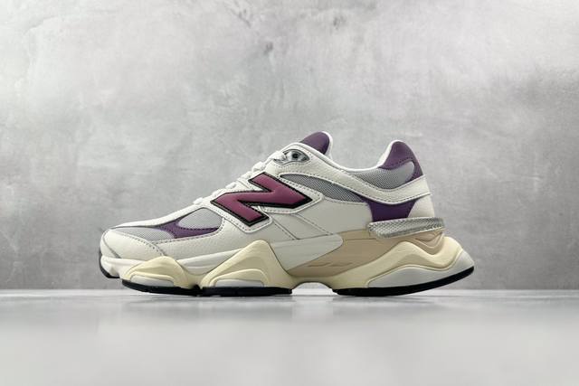 C版 放店私 大厂出品 New Balance Nb 9060 白紫 货号：U9060Esc 尺码：36 36.5 37.5 38 38.5 39 40 40.