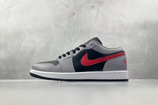 Dt 放店私 顶级原版 Jordan Air Jordan 1 Low灰红 货号：Fz4183-002 尺码：35.5 36 36.5 37.5 38 38.5