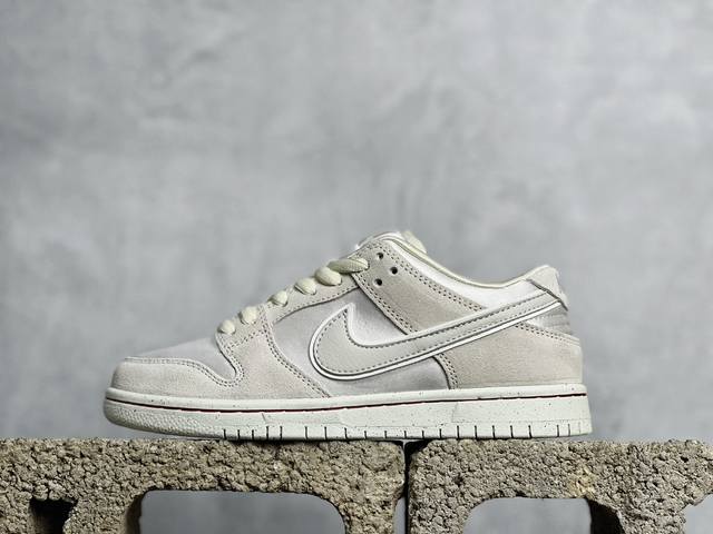 放店私 Nk Sb Dunk Low “City Of Love” 情人节 米白丝绸 Fz5654-100 大厂出品 极力推荐 原装头层材料 独家版型蒸餾加工帶