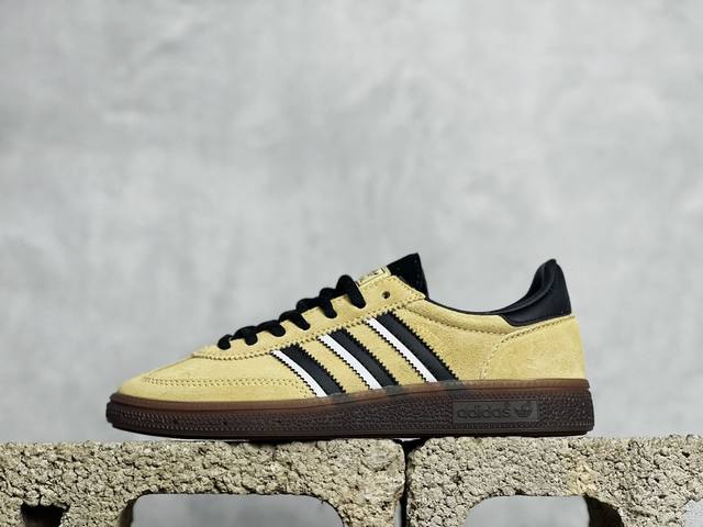 Yh版 放店私 Adidas Handball Spezial 三叶草手球特别版圣帕特里克节联名款 全鞋采用yezzy500一样的皮料 进口长绒皮，特殊工艺技术