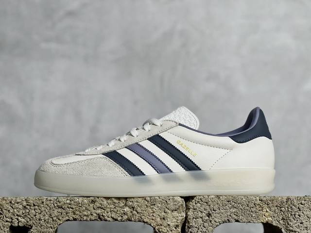 放店私 Vt版 Adidas Originals Gazelle Indoor 白蓝 货号：Ig1643 尺码：35.5 36 36.5 37.5 38 38.