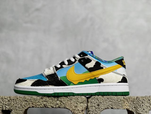 放店私 史诗级性价比 Nike Sb Dunk Low Pro Qs X Ben & Jerry'S Chunky Dunky 牛奶冰淇淋 公司级出品 极力推荐