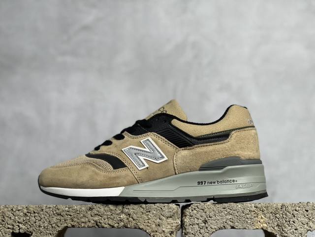 J版特价 放店私 New Balance 新百伦 997系列 高端美产复古休闲跑步鞋 M997Tnv #前后掌分段组合大底纯原装皮料切割 质感无敌带毛孔的头层皮