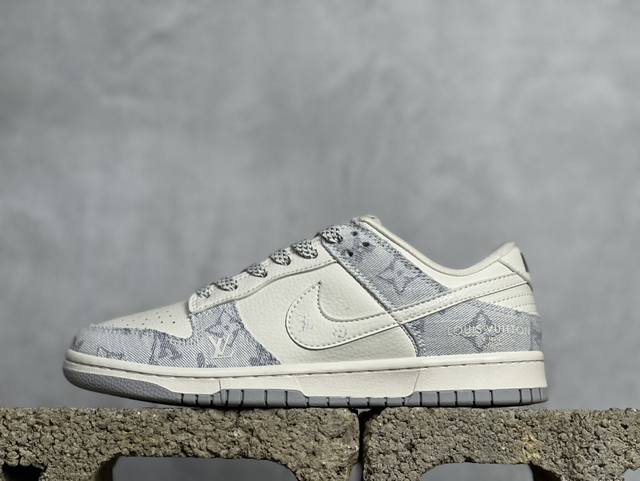 放店私 Nk Sb Dunk Low Lv联名-扎染牛仔 夜光 周年高端定制 低帮休闲板鞋 Fc1688-192 #定制鞋盒 大厂纯原品质出货 超高清洁度 皮料