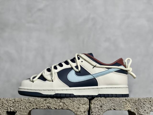 Yc纯原 特价 放店私 纯原 定制球鞋 Nike Dunk Low 蒸汽木偶 蓝色多瑙河 米蓝色 货号：Dd 3 602 尺码：35 36 36.5 37.5