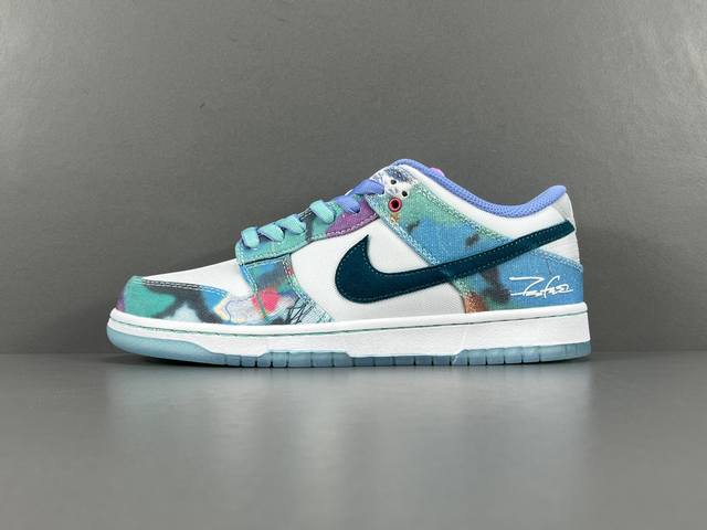 P 渠道优势 纯原版 Dunk Futura Laboratories X Nk Dunk Sb 白蓝 尺码 36 36.5 37.5 38 38.5 39 4