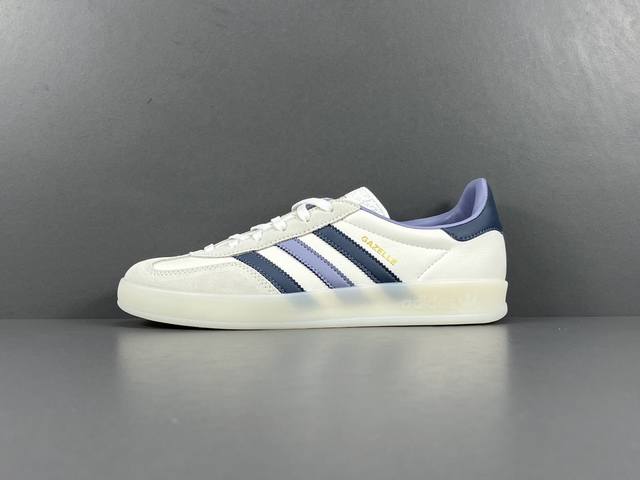 P 。工厂直供，有量可谈！ 外贸版：德训 白蓝 Adidas Originals Samba Og 舒适 防滑耐磨低帮 板鞋 货号:Ig1643 尺码：36-4