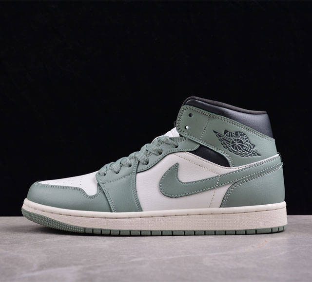 Air Jordan 1 Mid Aj1 乔1清新暖绿色 中邦篮球鞋 Bq6472-130 尺码：36 36.5 37.5 38 38.5 39 40 40.5