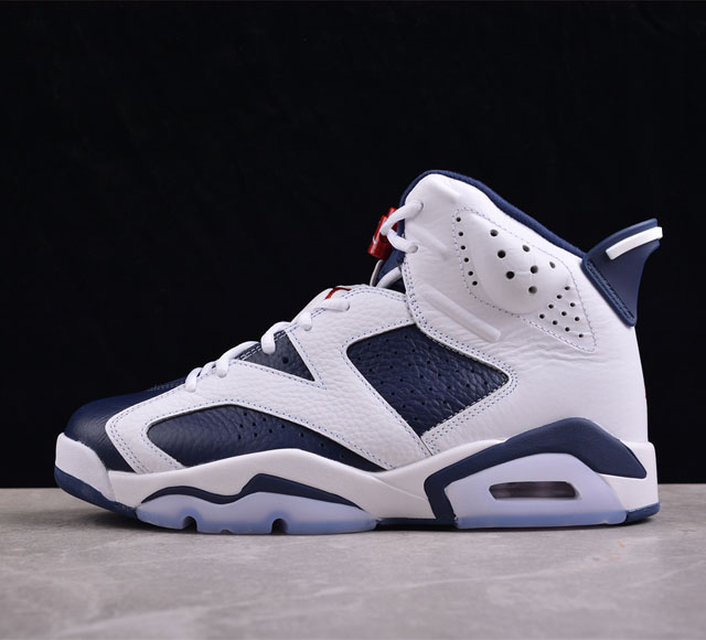 Air Jordan 6 “Olympic” Retro Is True To The 2000 Original Aj6 乔6 白深蓝红色 货号:Ct8529