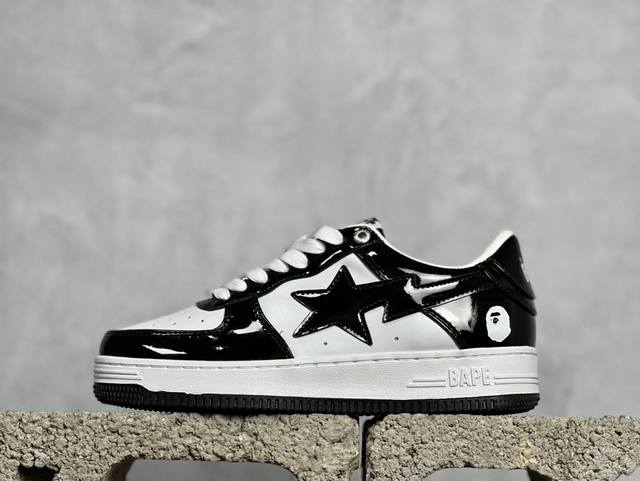 特价 放店私 Bape X Air Force 1 Sta Low 空军一号低帮经典百搭休闲运动板鞋 独家私模 经典猿人头设计 纯正版型 海玻璃鞋垫 内置全掌气